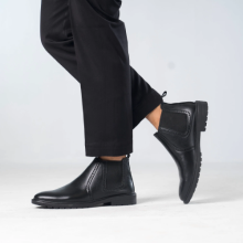 Zuqo Mens Chelsea Boot - Prime Black